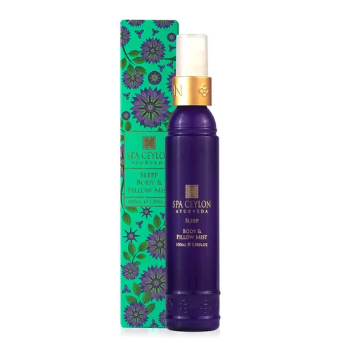 SPA CEYLON SLEEP Body & Pillow Mist | Niebla natural no aceitosa | Reduce el estrés | Lujosamente fragante | Adecuado para todo tipo de piel (3.5