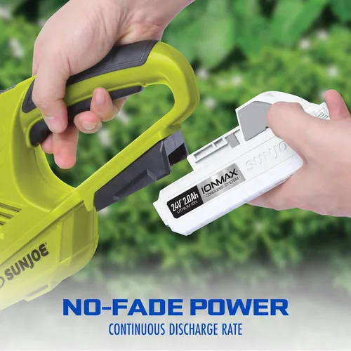 Miniatura 5 de Snow Joe 24VBAT-LTE IONMAX Batería de iones de litio de 24V, Sistema Universal de Gestión de Batería, Original del Fabricante, Compatible