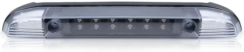 GRAND ORANGE Tercera luz LED de freno, compatible con Nissan Frontier Pickup 2001-2004, lámpara de carga trasera de montaje alto, lente