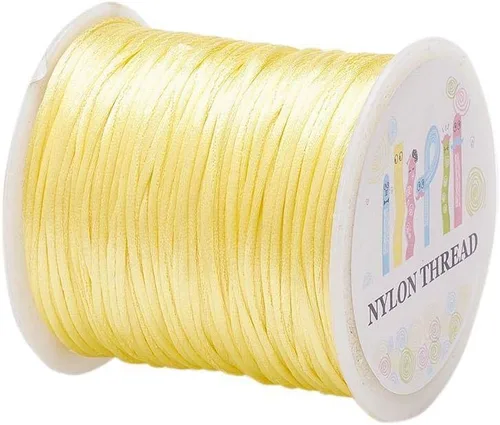 Miniatura 32 de Elecrelive - Cuerda de nailon de 200 yardas para pulseras, 200 yardas, cuerda de nailon para pulseras, 20 colores para collar, pulsera, joyería