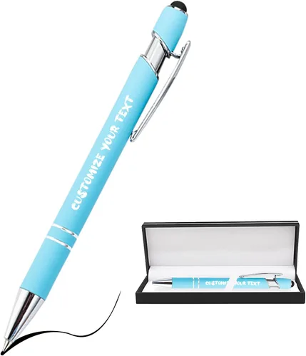 Miniatura 110 de AIFLM Bolígrafos personalizados con nombre a granel hasta 500 unidades de bolígrafos grabados gratis con tu nombre y texto para negocios
