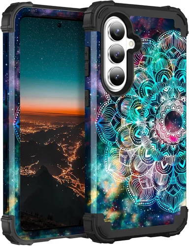 Miniatura 44 de Hocase Funda para Galaxy S20 FE 5G, Protección resistente a prueba de golpes, goma de silicona suave + parachoques de plástico duro, funda