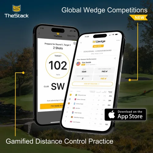 Miniatura 6 de TheStack™ Radar Monitor de Lanzamiento de Golf Sistema de Entrenamiento Basado en Aplicación y Analizador de Swing de Golf Ayuda