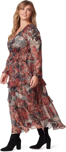 Miniatura 2 de Jessica Simpson Vestido largo estampado Bianca para mujer