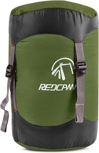 Miniatura 13 de REDCAMP - Saco de compresión de nailon, 10L/17L/27L/40L, bolsa de dormir ligera, ideal para mochileros, senderismo y campamento, azul/amarillo/verde