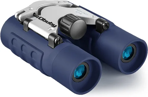 Miniatura 18 de Binoculares reales para niños. Regalos para niños de 3 a 12 años. Niños o niñas. Binoculares compactos de juguete de 8x21 con óptica de alta Azul