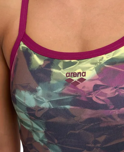 Miniatura 3 de ARENA Performance Hero - Traje de baño de camuflaje para mujer Challenge Back Traje de entrenamiento MaxLife de una pieza