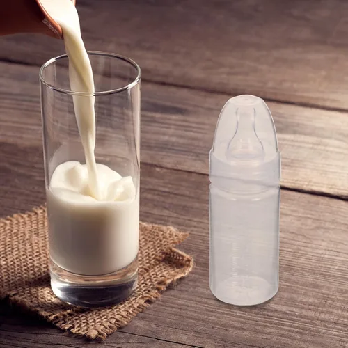 Miniatura 9 de EXCEART Botellas de leche desechables para recién nacidos, paquete de 5 con tetina suave y flexible, biberones para bebés, listos para usar