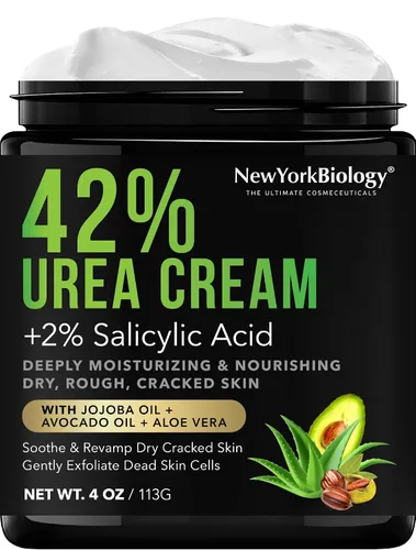 Miniatura 9 de New York Biology - Crema de pies con aceite de árbol de té para pies secos y agrietados, talones agrietados y picazón en la piel, crema para pies, 8