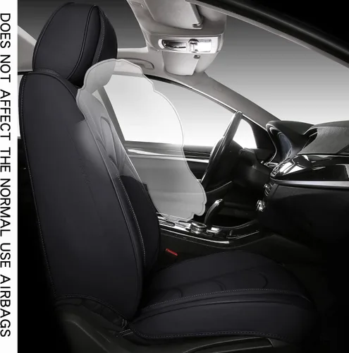Miniatura 2 de NS YOLO Fundas de Asiento de Cobertura Completa Universal para Autos, SUV, Camionetas Pick-up con Piel Sintética Impermeable en Accesorios