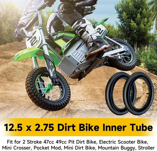 Miniatura 2 de HIAORS Repuesto de tubo interior de 12.5 x 2.75 (12-1/2x2.75) para Razor MX350 ZR350 Mini Dirt Bike Dune Buggy Rocket X-Treme X-560 E-Bikes EZIP