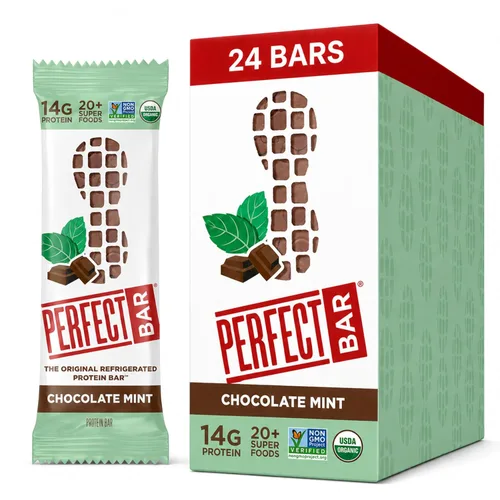 Miniatura 16 de Perfect Bar - Barra de proteínas con crujiente de frutas, frutos rojos mixtos y mantequilla de nueces, snack de proteínas, sin gluten, sin soya, sin