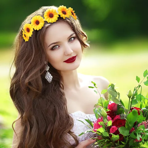 Miniatura 8 de WILLBOND 8 diademas de girasol para mujer, corona, margarita, flores, corona, ajustable, floral, para novia, para fiestas hippie, bodas, festivales