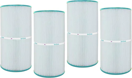 Hurricane Filtros - Paquete de 4 cartuchos de filtro avanzados para piscina HF7469-04, repuesto para PCC60, Unicel C-7469, Filbur FC-1975, Pentair