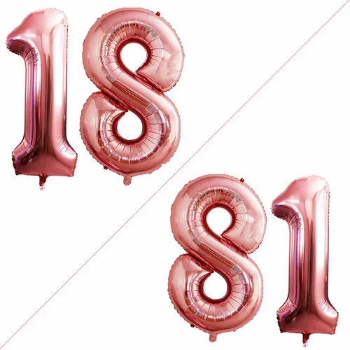 Miniatura 236 de Goer, conjunto de globos de papel aluminio para decoraciones de cumpleaños, globos de las letras de feliz cumpleaños y de números Oro