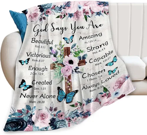 Miniatura 37 de Manta cristiana de Jesús con diseño de león de Cristo Jesús, manta decorativa de león de Judá, regalos para niñas y niños, ropa de cama de invierno