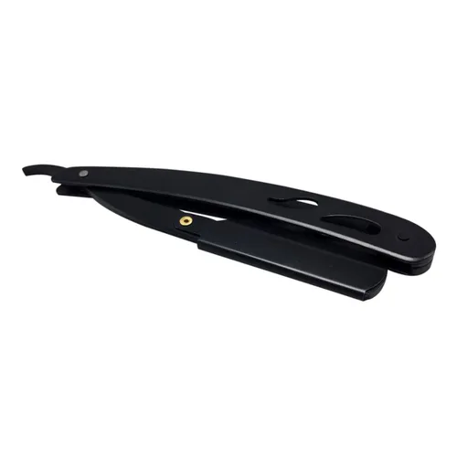 Miniatura 8 de Cabilock 2 unids Barber Foil Shaver Portable Acero Inoxidable Recta Razor Fácil de Abrir Guardia