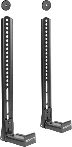 Mount-It! Soporte de barra de sonido para TV y montaje en pared | Soporte de barra de sonido 2 en 1 para la parte posterior del televisor o montaje