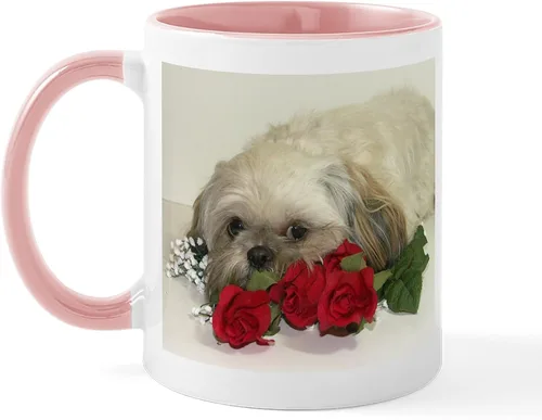 Miniatura 16 de CafePress Cute Shih Tzu Dog Mugs - Taza de café de cerámica de 11 oz (11.0 fl oz)