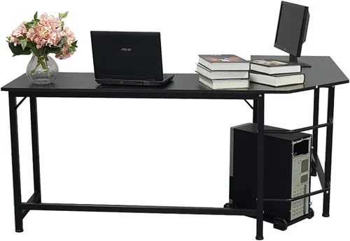 Miniatura 3 de Escritorio para computadora, mesa de estudio, escritorio en forma de L, escritorio de escritorio para computadora, escritorio de esquina