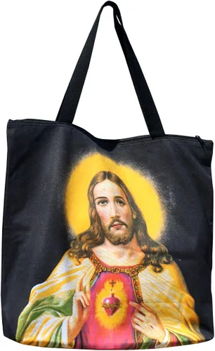 Miniatura 2 de RaanPahMuang - Bolso grande para la compra diseño del corazón de Jesucristo