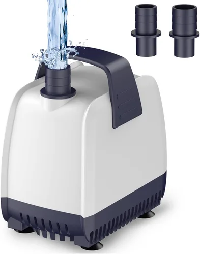 Pawfly Mini bomba de agua sumergible de 80 GPH de 4 W, bomba de fuente pequeña con altura de elevación de 2.6 pies, bomba de acuario ultra