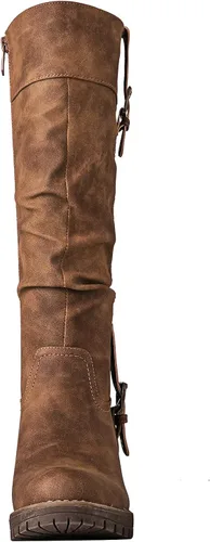 Miniatura 4 de GLOBALWIN Women's Chunky Low Heels Boots Knee High Boots For Women