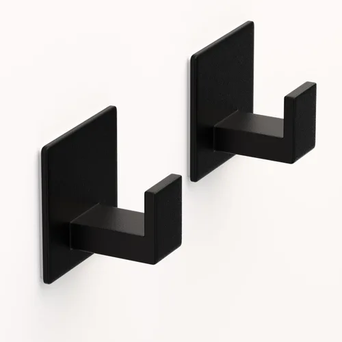 Miniatura 18 de Ganchos de pared autoadhesivos, ganchos de pared de acero inoxidable resistentes, ganchos para toallas para colgar batas, delantales, abrigos
