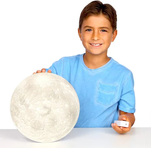Miniatura 6 de Uncle Milton Moon in My Room - 12 fases lunares iluminadas, control remoto o automático, juguete STEM, gran regalo para niños y niñas a partir de 6