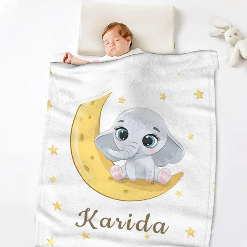 Miniatura 16 de Manta personalizada para bebé, manta personalizada con nombre para recién nacidos/bebés/niños para/manta de forro polar personalizada, regalos