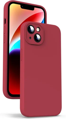 Miniatura 14 de Supdeal Funda de silicona líquida para iPhone 12 Pro Max, [protección de cámara] [antihuellas dactilares] [carga inalámbrica] Funda protectora de 4