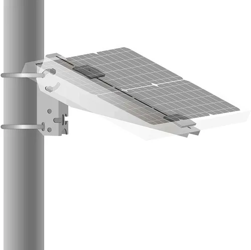 Miniatura 4 de Newpowa Soporte de montaje ajustable de ángulo universal, poste de brazo único, soportes de pared y tierra hasta 35 W panel solar