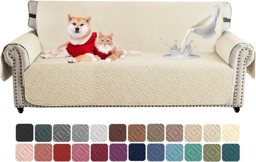 Miniatura 46 de XINEAGE Funda 100% impermeable para silla y sofá para mascotas, funda antideslizante para sofá, fundas lavables para silla, protector de muebles