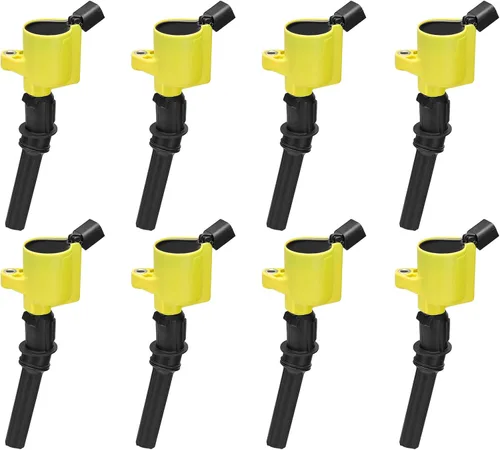 Miniatura 31 de BDFHYK Paquete de bobina de encendido y bujías de iridio compatibles con Audi Volkswagen 2.0L L4 4.2L V8 para UF575 PFR7S8EG, juegos de 4