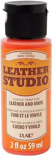 Miniatura 5 de Leather Studio 71411 pintura para piel de color blanco, 2 onzas