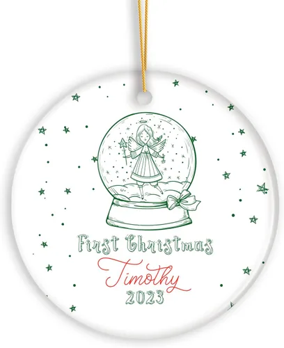 Miniatura 9 de Adorno con nombre personalizado, bailarina de ballet de Navidad, adorno personalizado para amantes del ballet, adornos de Navidad de ballerina