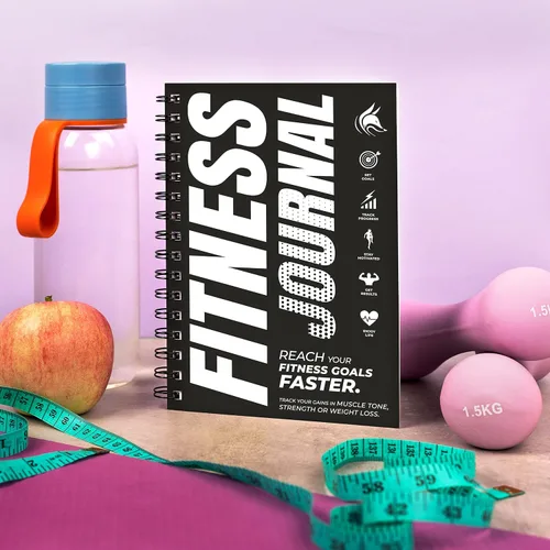 Miniatura 6 de Clever Fox Diario de Fitness Cuaderno de Registro de Entrenamiento - Planificador Diario de Fitness Diario de Entrenamiento para Mujeres y Hombres.