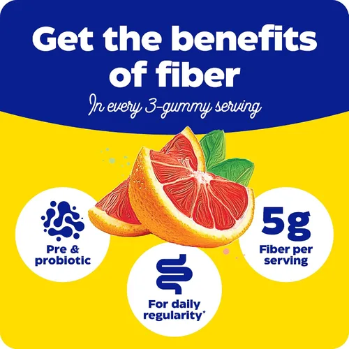 Miniatura 6 de Enzymedica Fiber+ - Gomitas prebióticas y probióticas para mujeres y hombres, salud intestinal y apoyo digestivo, 0.18 onzas de fibra y 50 mg