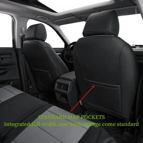 Miniatura 5 de coverdream Fundas de asiento personalizadas para Honda CR-V 2023-2026, juego de fundas de asiento de automóvil de piel sintética de alta calidad