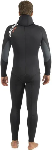 Miniatura 4 de Cressi Apnea - Traje de neopreno de pesca submarina de apnea de 2 piezas, chaqueta y pantalones, almohadilla de pecho, protección de rodilla, diseño