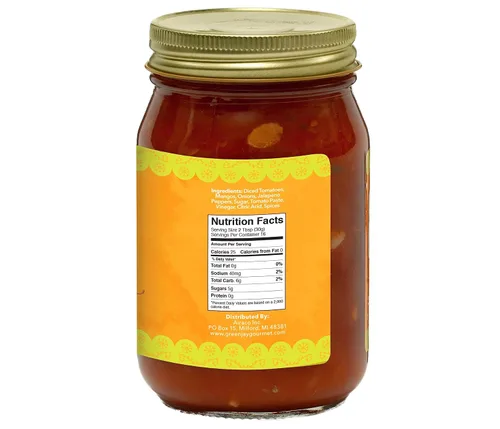 Miniatura 4 de Green Jay Gourmet Fruity Favorites Paquete Variado de Salsa - Salsa de Cereza, Salsa de Melocotón, Salsa de Mango - Set de Regalo de Salsa de Frutas