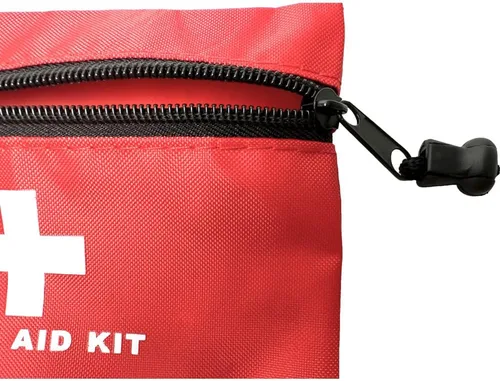 Miniatura 3 de Paquete de 12 mini botiquines de primeros auxilios, bolsas vacías pequeñas de 6.3 x 4.3 pulgadas, bolsas de primeros auxilios con cremallera