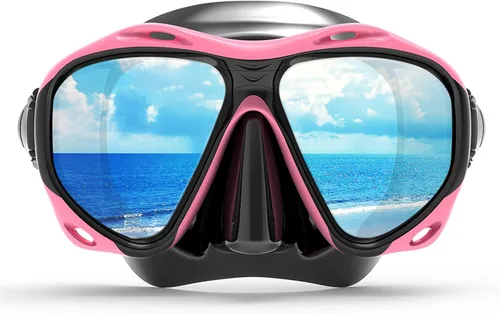 Miniatura 16 de COPOZZ Snorkel Mask Adult – Anti-Fog Scuba Mask with Nose Cover, Tempered Glass Snorkeling Gear for Adults