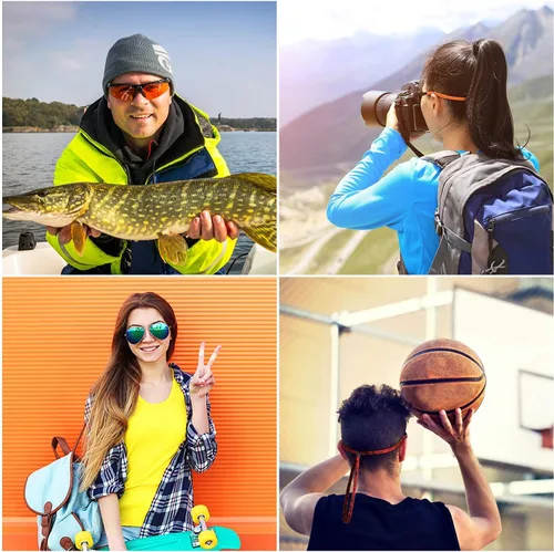 Miniatura 6 de Correa de soporte para lentes de sol, correas ajustables para lentes de sol, cordón ligero para hombres y mujeres, retenedor de gafas alrededor