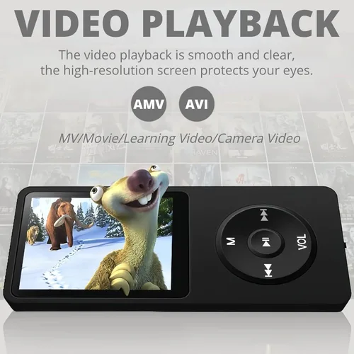 Miniatura 3 de Reproductor MP3 MP4 para niños con pantalla HD de 1.8 pulgadas, radio FM, grabadora de voz, visor de fotos de video, libro electrónico, juegos, Verde