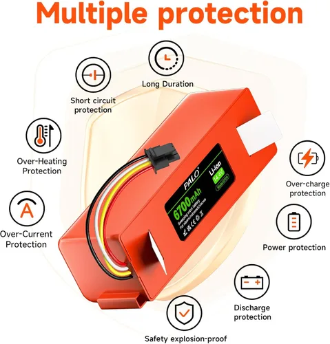 Miniatura 7 de Para Roborock S7 MaxV Ultra Batería para Xiaomi Roborock S4 S5 S6 S7 MaxV/MaxV Ultra/Pure, S50 S51 S55 Q5 Q5+ Q7 Brr-2p4s-5200s E4 E5 E20 E25 Max