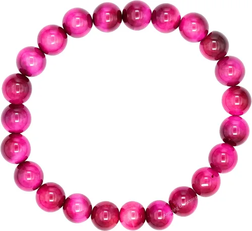 Miniatura 292 de Amazing Gemstone Crystal Bracelet for Women Men's Gifts - Protection Healing Crystal Bracelet - 8mm Gemstone Beaded Stretchable Bracelet Pulseras