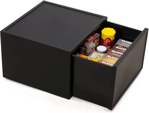 Miniatura 10 de ASTAGE Cajón de plástico con bloque de cajones apilables, almacenamiento modular, cajón de almacenamiento para el hogar, armario, sala de estar