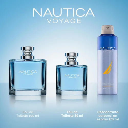 Miniatura 9 de Nautica Voyage Eau de Toilette para hombre, 6.7 fl oz (200 ml)