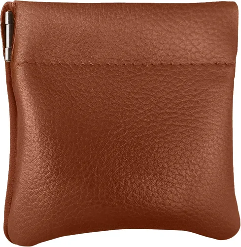 Miniatura 56 de Monedero clásico a presión, de cuero, para hombre de Nabobb, negro